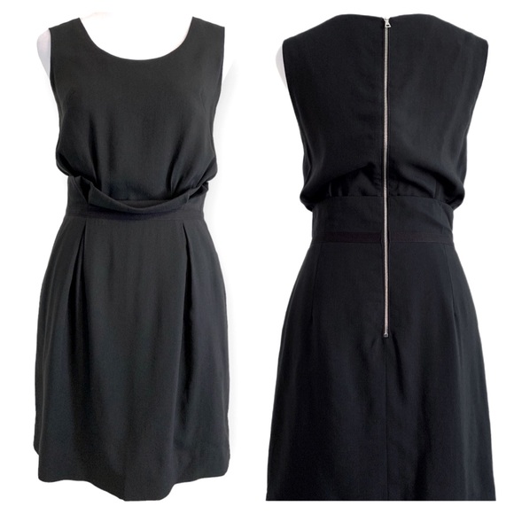 Jenni Kayne | NWOT💎RARE FIND💎Paperbag Pleat Waist Mini Dress + Pockets Black 2 - Picture 6 of 15